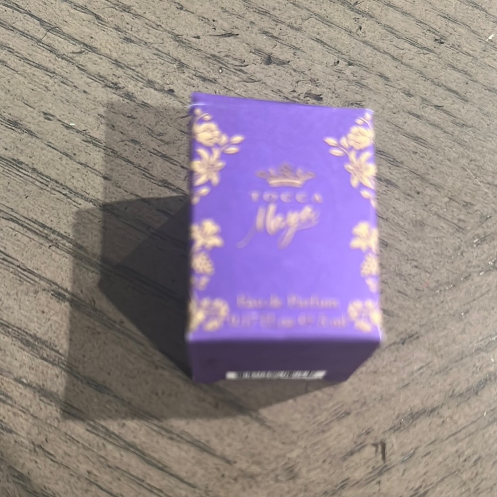 Gucci Purple and Gold Perfume Box